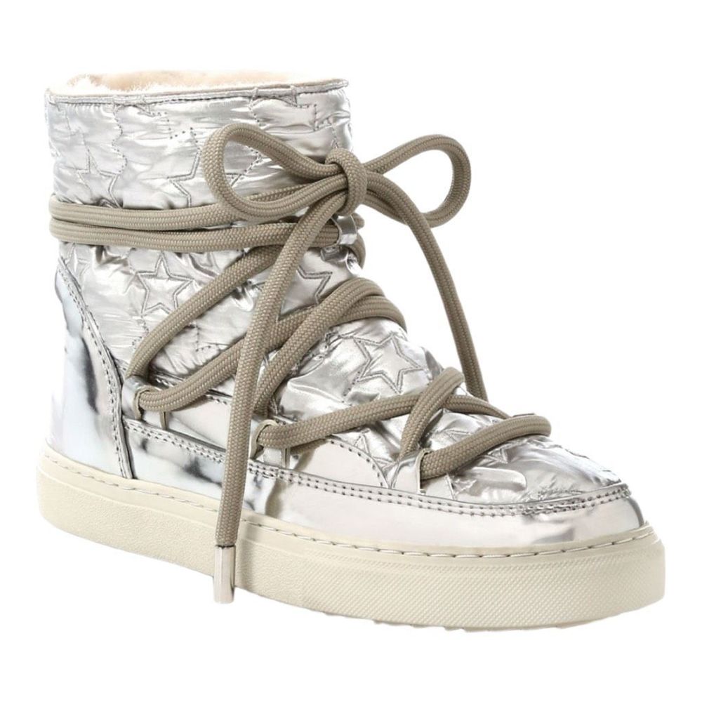 Inuikii Bomber Star Metallic Sneaker Boots size 7 (37) NWT